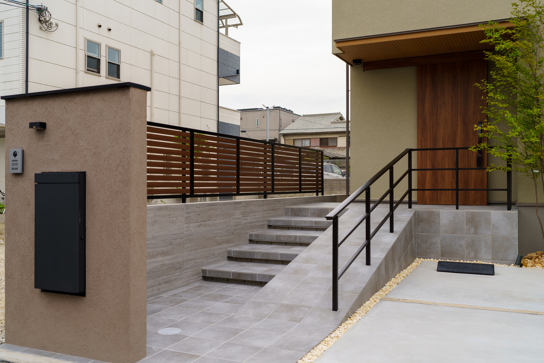 外構施工例 大阪 奈良のエクステリア 外構工事 岡本ガーデン