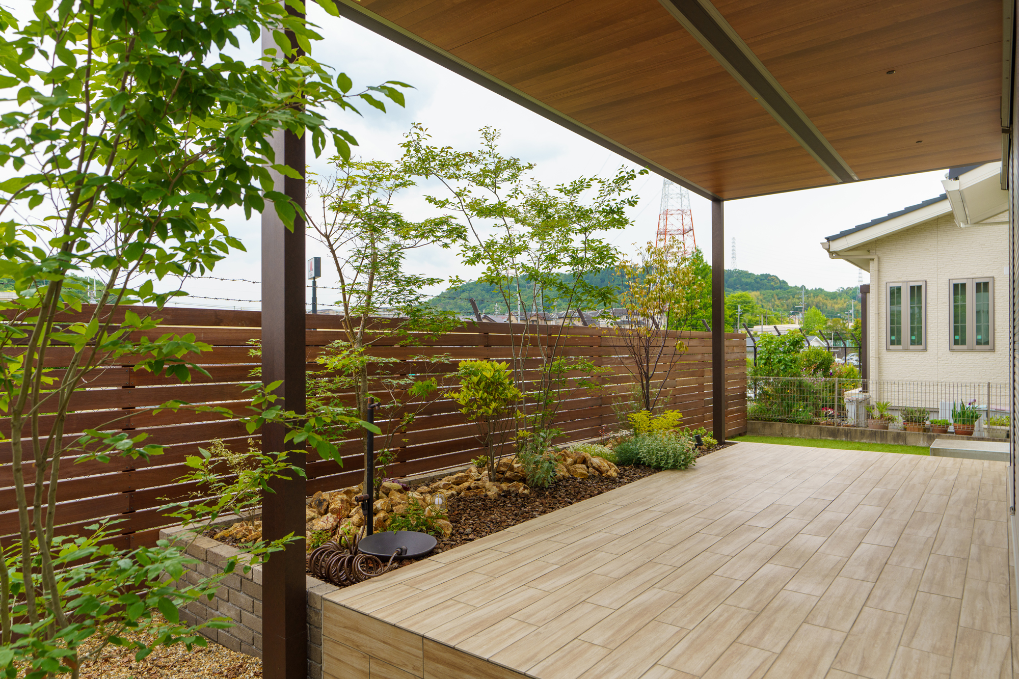 ガーデン施工例 大阪 奈良のエクステリア 外構工事 岡本ガーデン